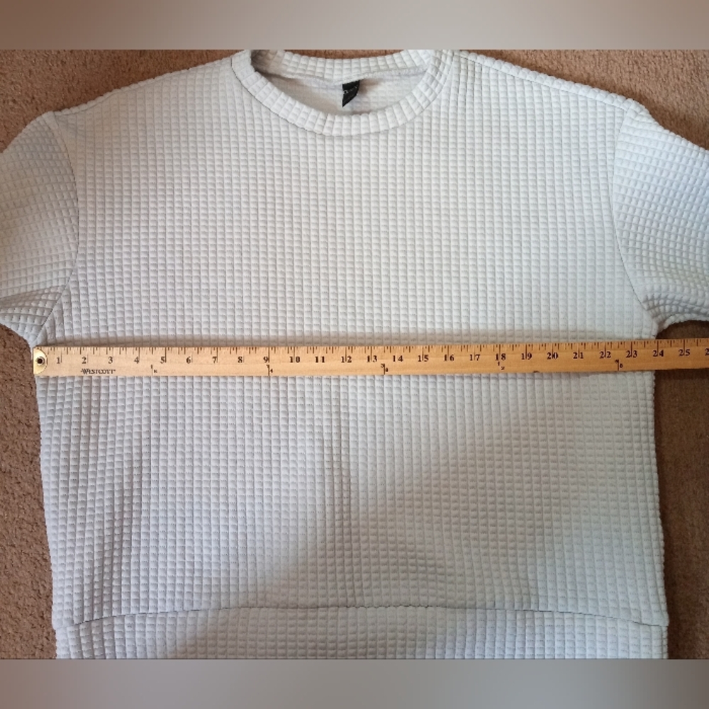Dazy Cozy Textured Gray Sweatshirt Women's Size XL - Picture 6 of 8